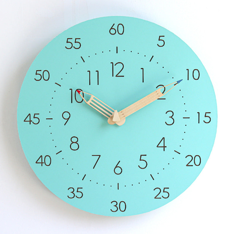 BowLift | Learning Time Children's Room Silent Wall Clock