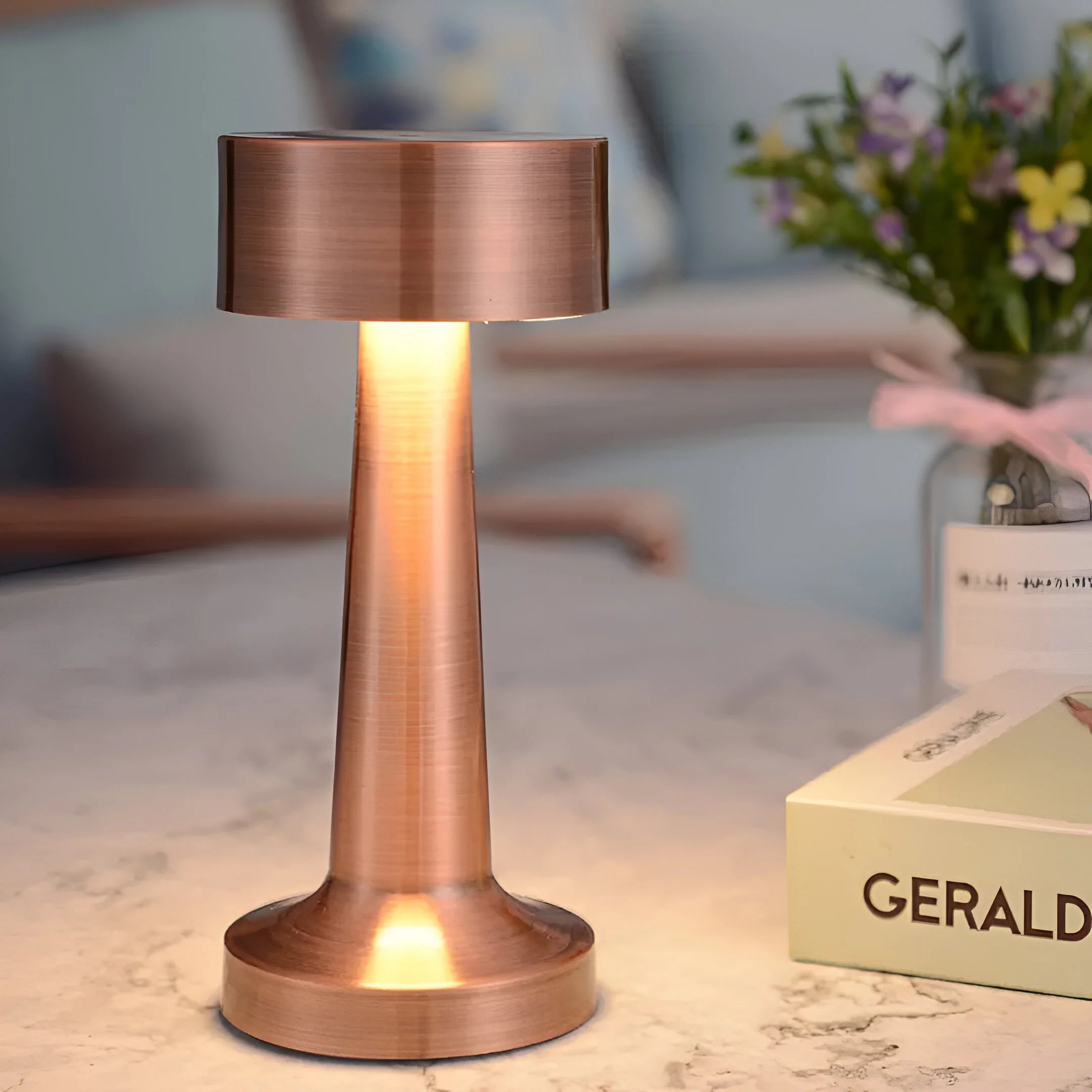 GlowSphere – Rechargeable LED Table Lamp