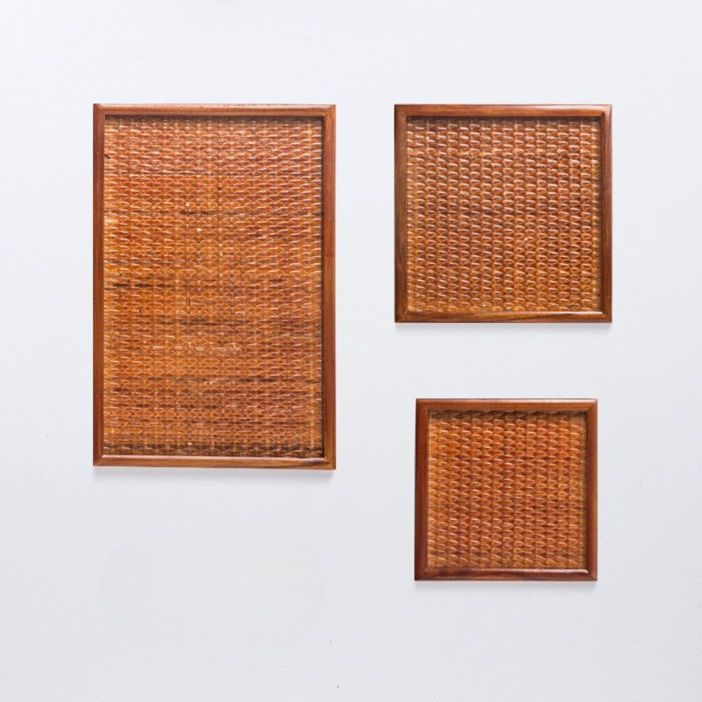 BowLift | Artisanal Rattan Wooden Tea Tray
