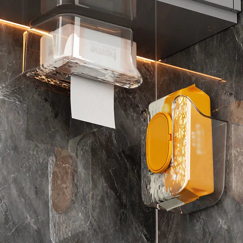 BowLift | Drill-free wall-mounted tissue holder