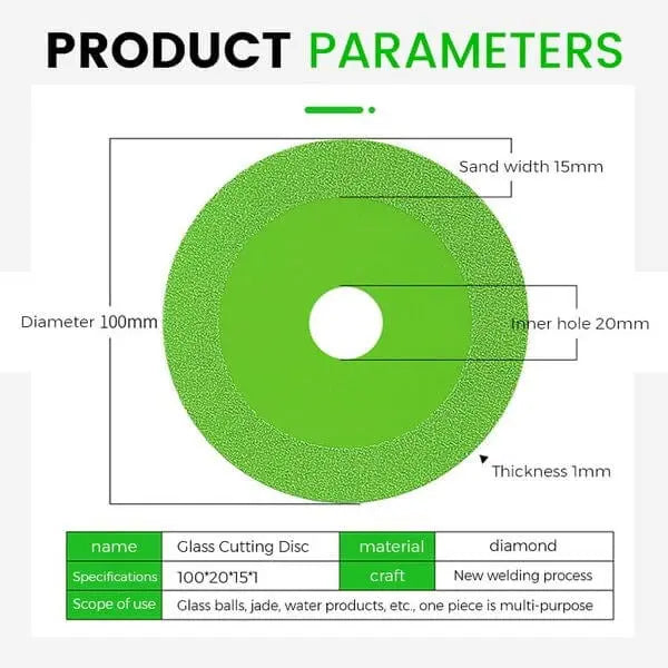 BowLift | Precision diamond glass cutting disc