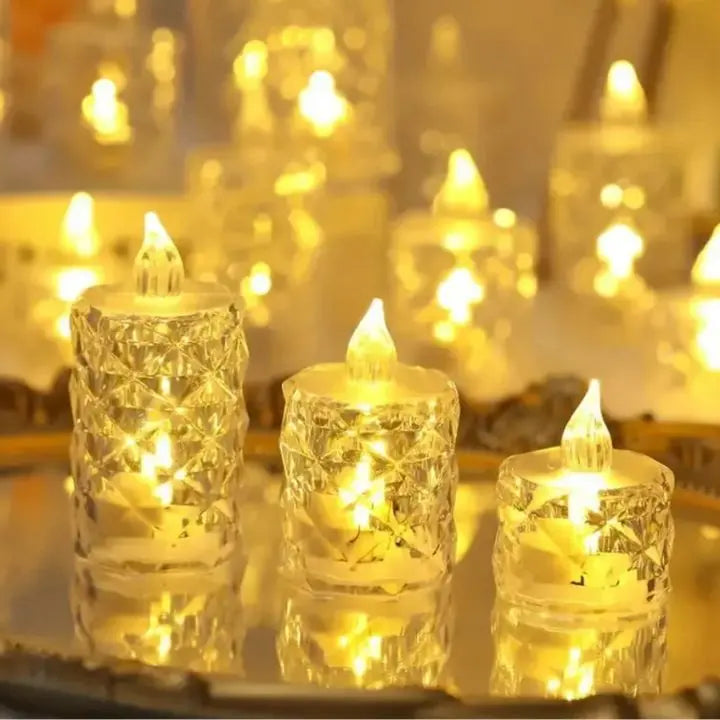 BowLift | Crystal LED Candle – Flameless, Safe & Stylish