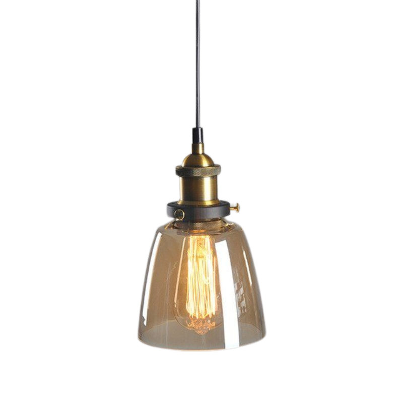 BowLift | GlassHaven – Elegant Industrial Pendant Lamp