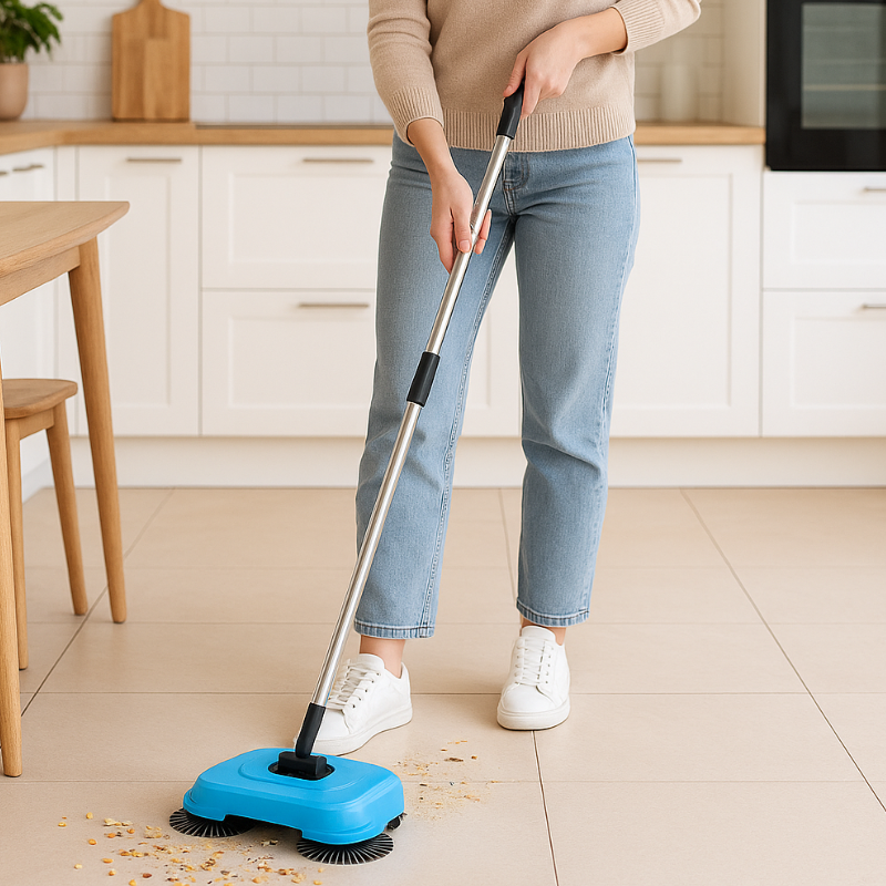 BowLift | 2-in-1 Vacuum Broom | Cordless, Eco-Friendly & Suitable for Tiles, Wood, and Carpets