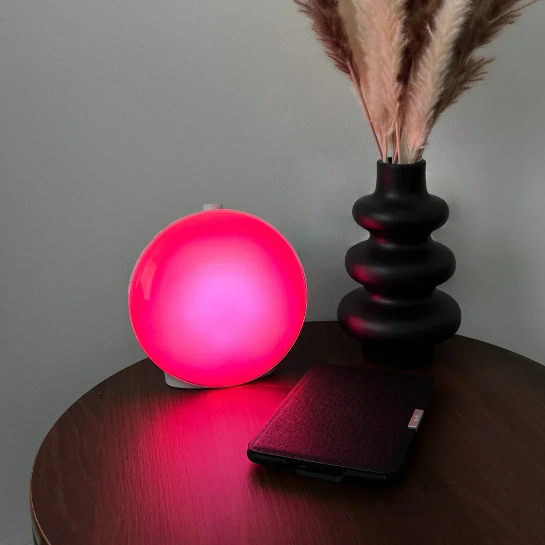 BowLift | Luxury Sunrise Simulation Alarm Clock Lamp | Soothing Sounds, Mood Lighting & Double Alarm for Relaxing Mornings