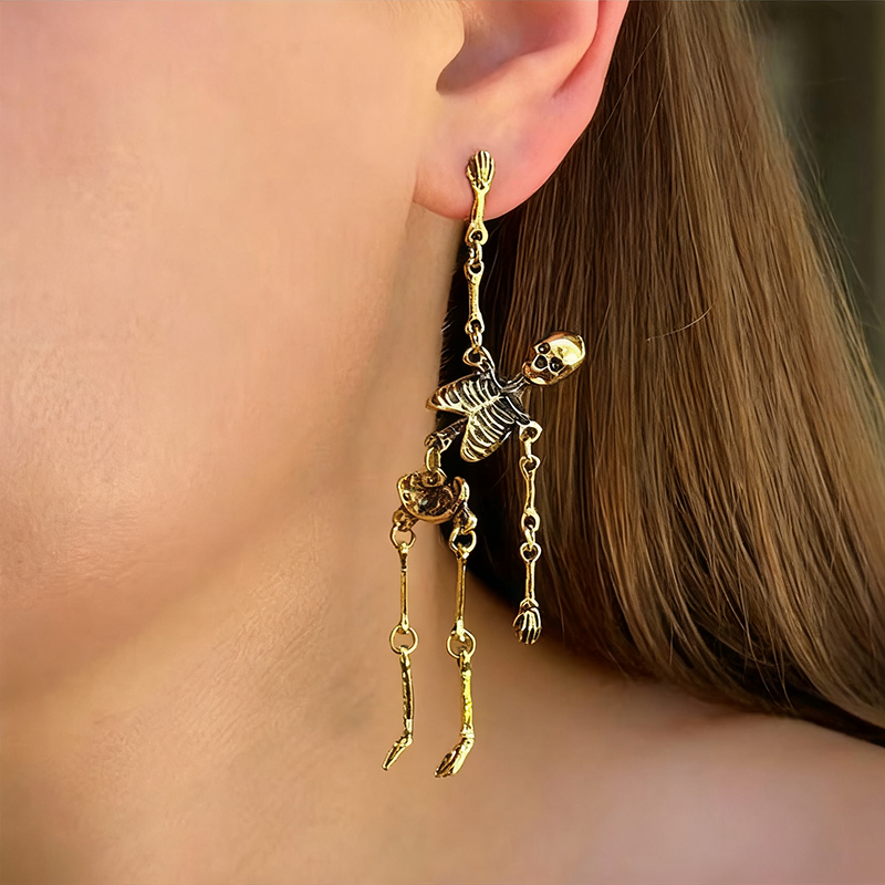 BowLift | Halloween decorative skull earrings