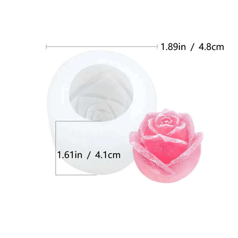 BowLift | 3D Silicone Rose Shape Ice Cube Mold