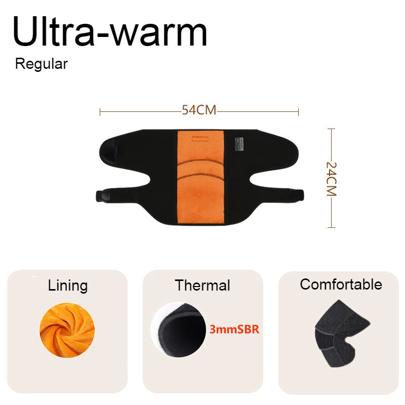 BowLift | Far Infrared Thermal Knee Warmer, with Super Warm Fabric & Bionic Carapace Design, for Winter, Travel & Outdoors