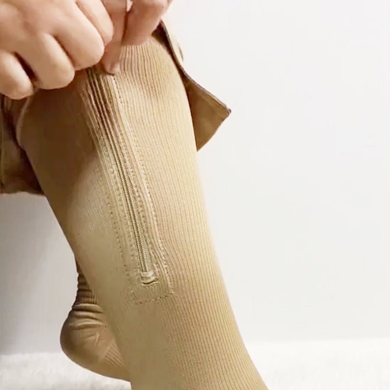 BowLift | Elastic Compression Socks with Zipper
