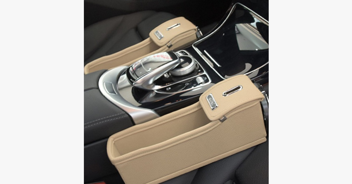 BowLift | Posh and Trendy Slot Storage Box for Car Seat