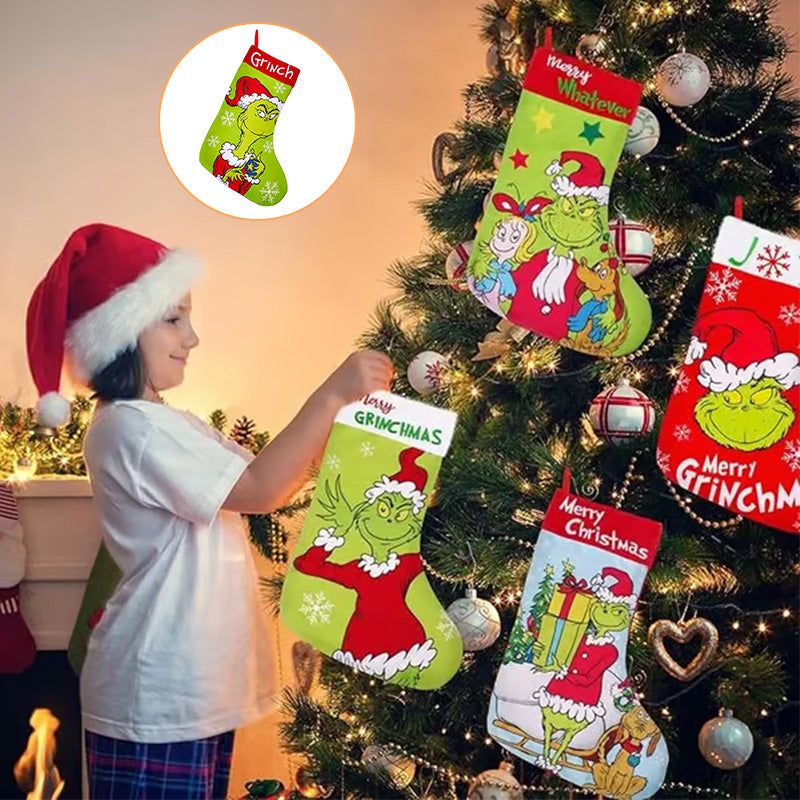 BowLift | Green Christmas Stockings Christmas Decorations