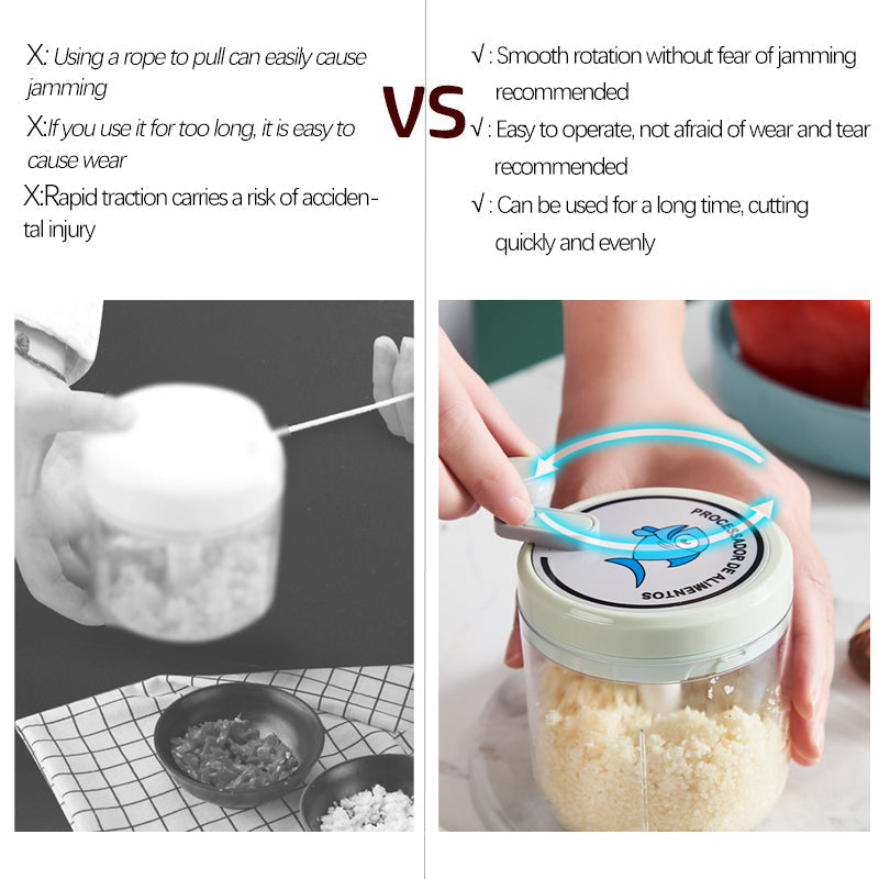 BowLift | Portable Manual Fast Garlic Vegetable Chopper