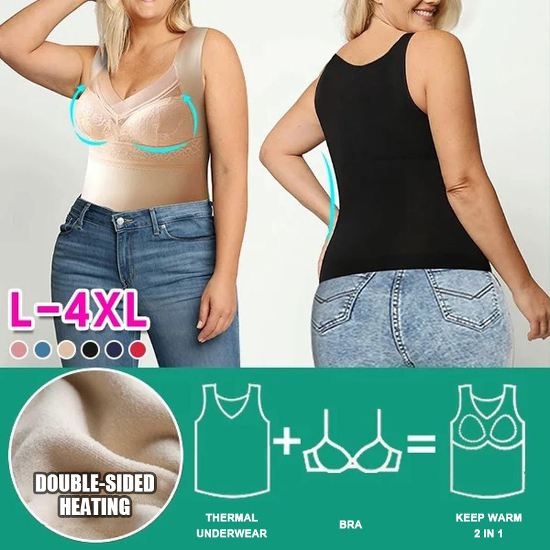 BowLift | 2 in 1 warm vest with chest pads