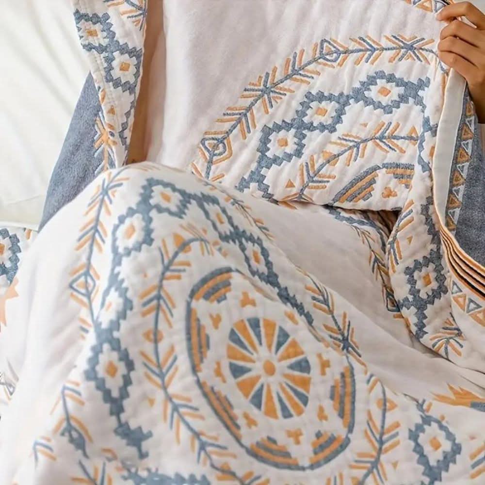 BowLift | CESS - Cotton blanket with Boho mandala
