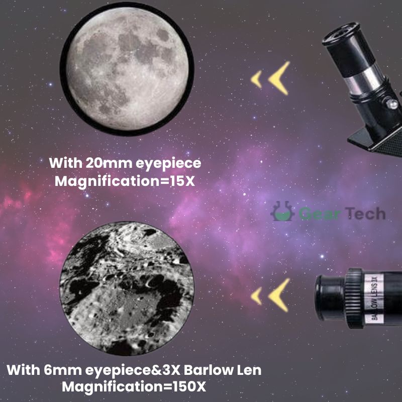 BowLift | Professional Astronomical Telescope | 70mm Aperture, 300mm Focal Length & Easy Setup for Stargazing and Nature Exploration