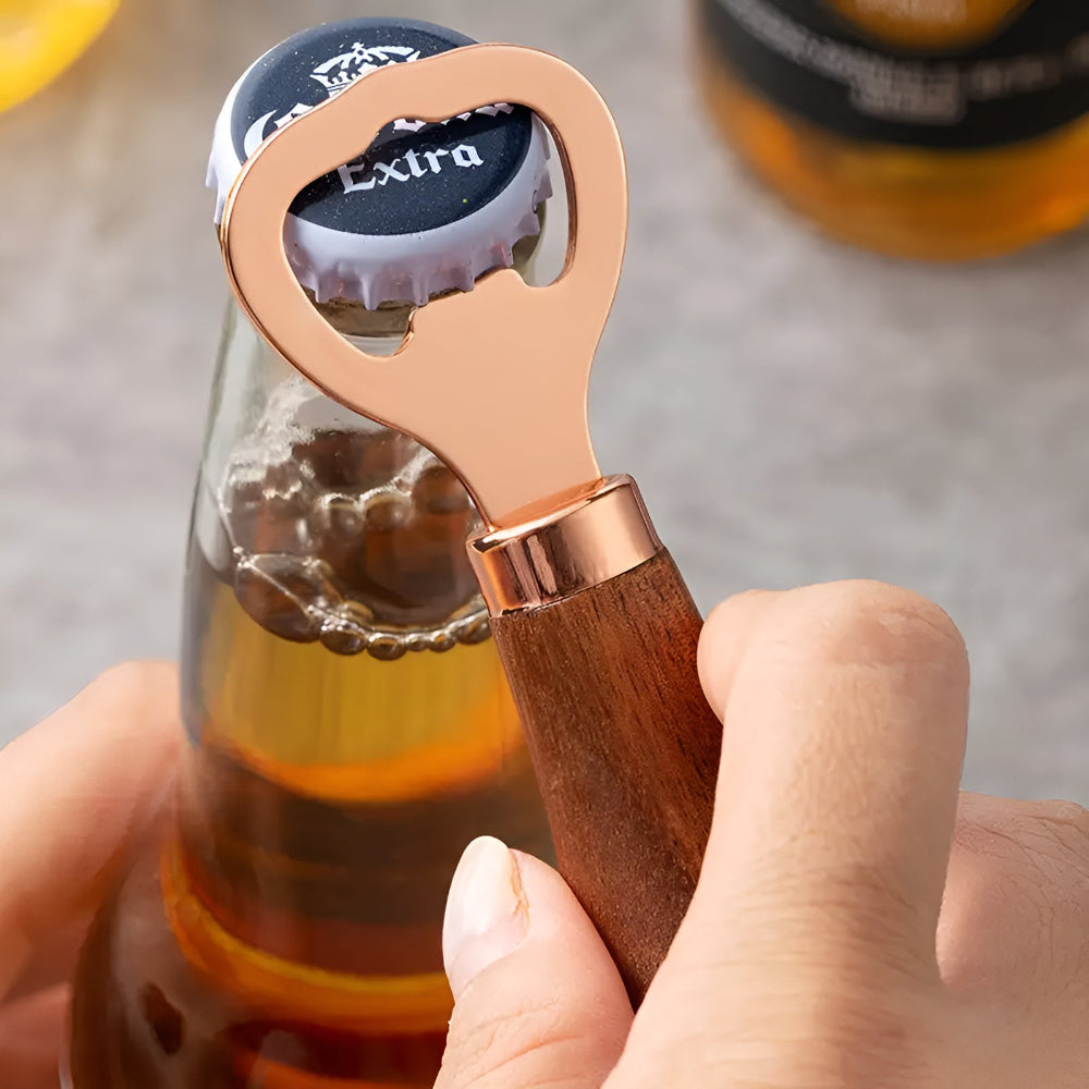 BowLift | Acacia Wood Bottle Opener