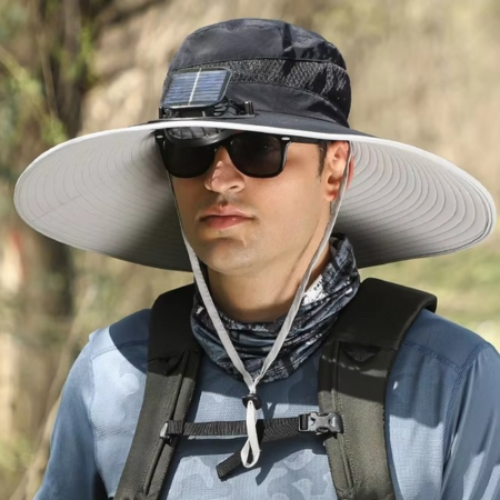 BowLift | Ultimate Outdoor Sun Hat with Rechargeable LED and Wide Brim