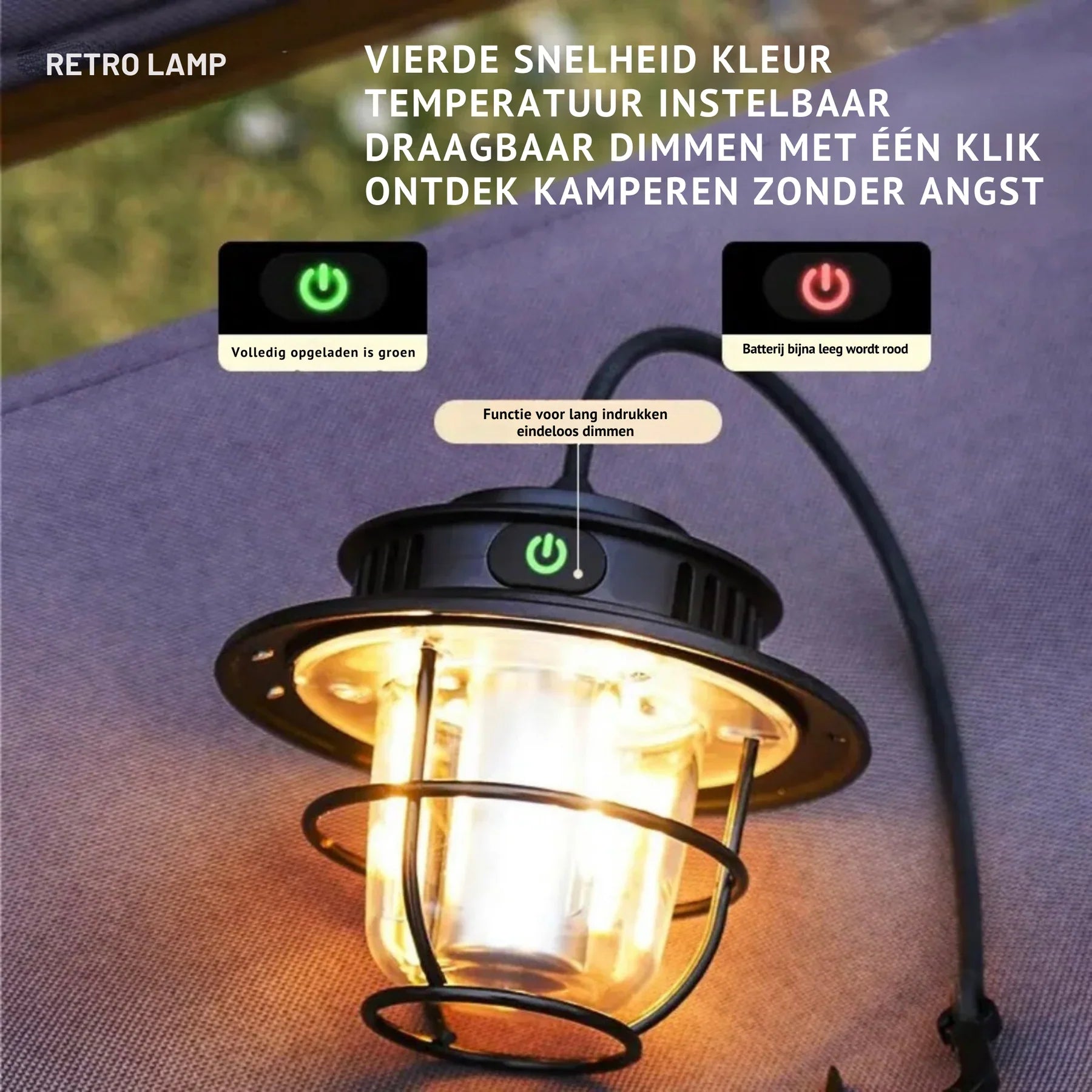 BowLift | Rechargeable LED Camping Lamp