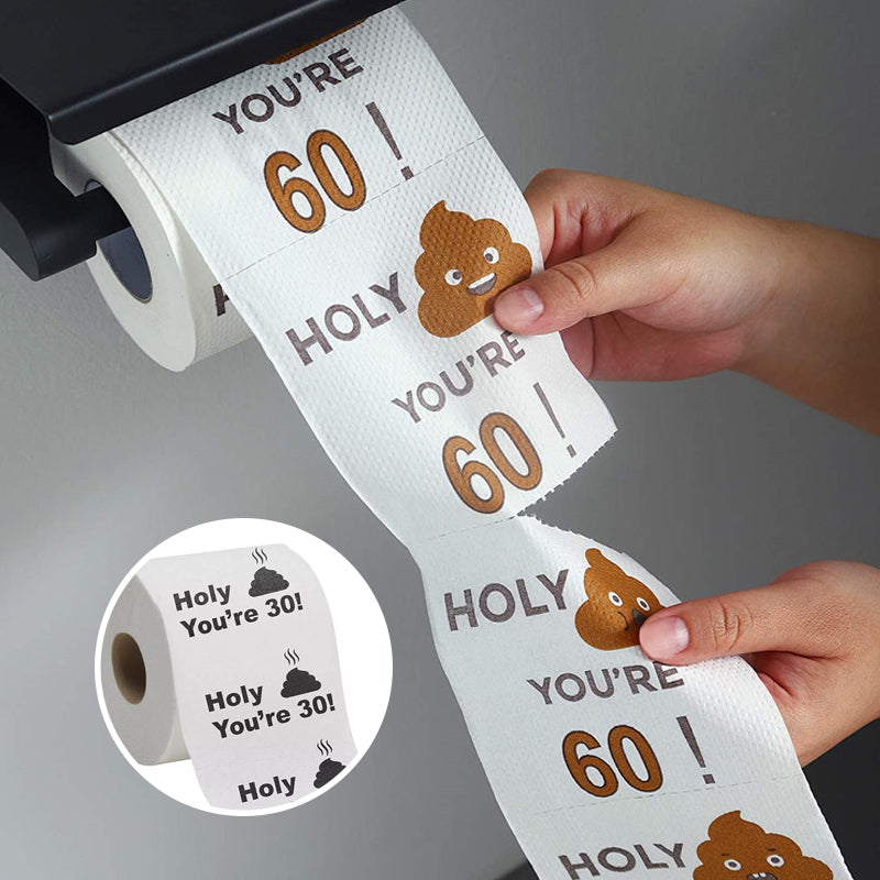 BowLift | Poop Happy Birthday Printed Roll Paper