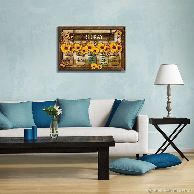 BowLift | Butterfly Sunflower Wall Art