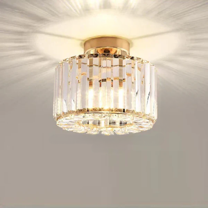 BowLift | GlimmerLux – Dazzling Ceiling Light with Sparkling Crystals