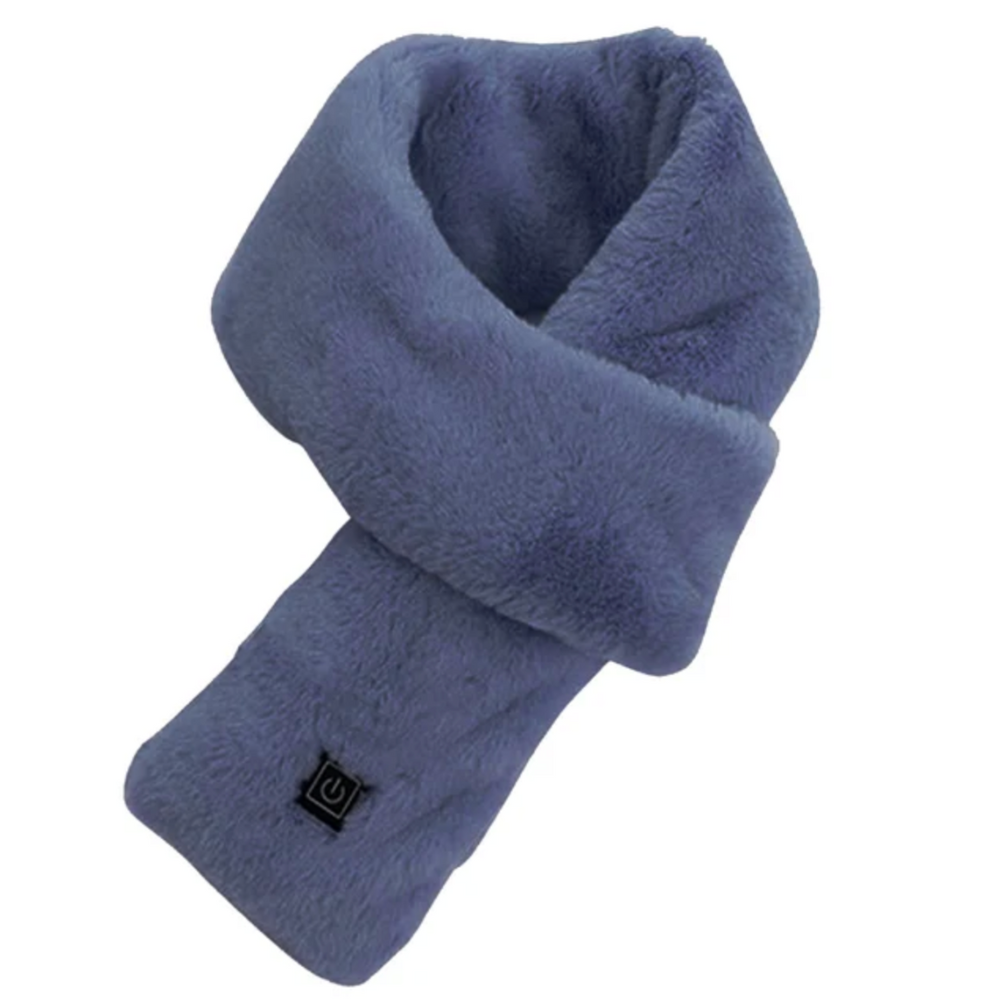 BowLift | Heated Faux Fur Scarf UK – Rechargeable USB Winter Scarf, Soft Thermal Neck Warmer