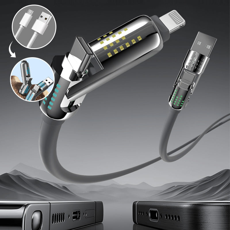 BowLift | 240W 4-in-1 USB-C Fast Charging Cable