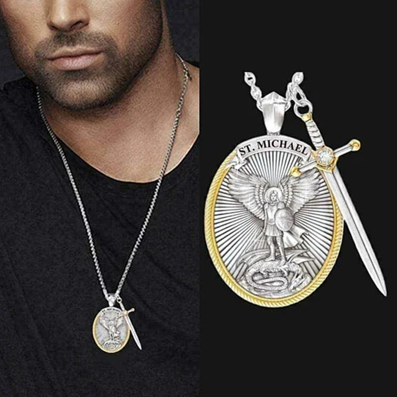 BowLift | Guardian Angel Michael Pendant