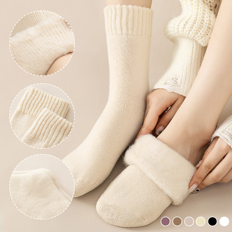 BowLift | Unisex Thermal Socks | Self-Heating Fleece Lining | Moisture-Wicking | 3-Pair Set