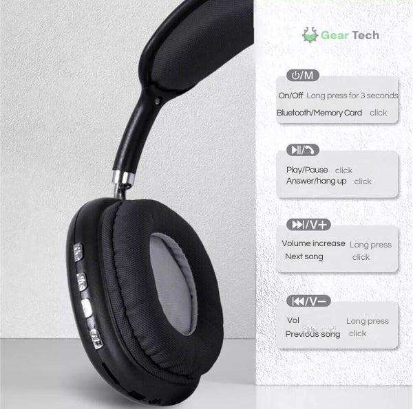 BowLift | PRO Wireless Headphones | Crystal Clear Sound, Ultimate Comfort & Up to 40 Hours Battery Life for Home and On the Go