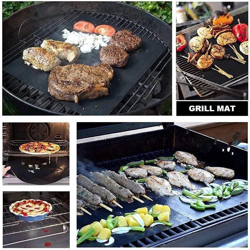 BowLift | Non-adhesive Grill mats with Cutting box