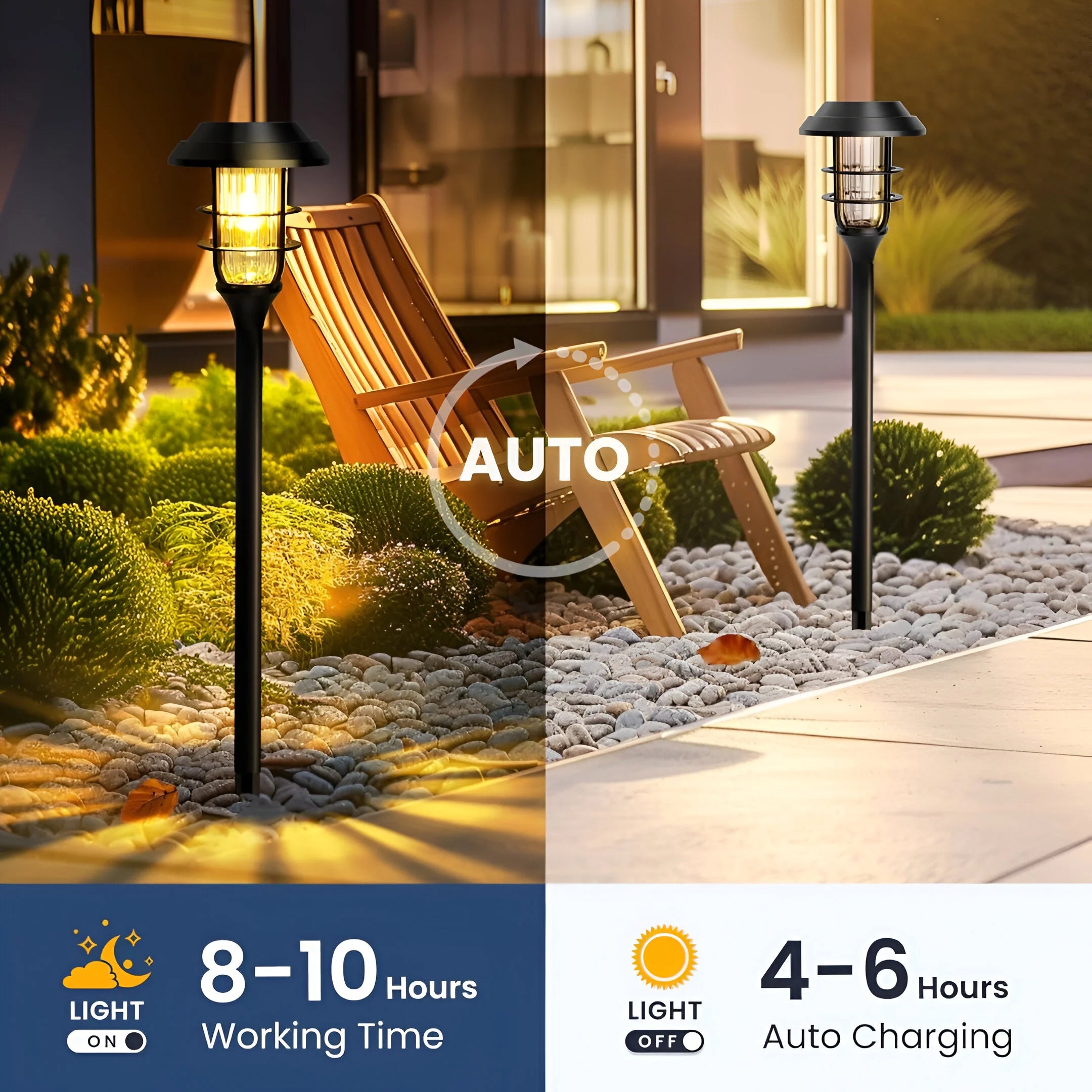 SolarGlow – Solar Garden Light Set (6-Pack)