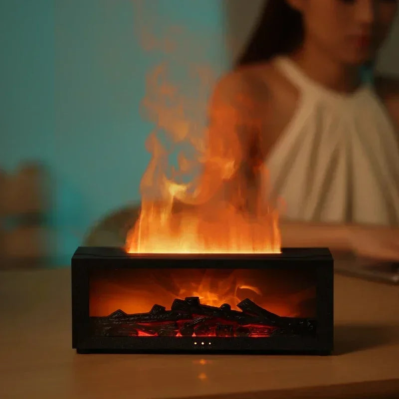 BowLift | Remote Control Colorful Flame Fireplace Aroma Diffuser