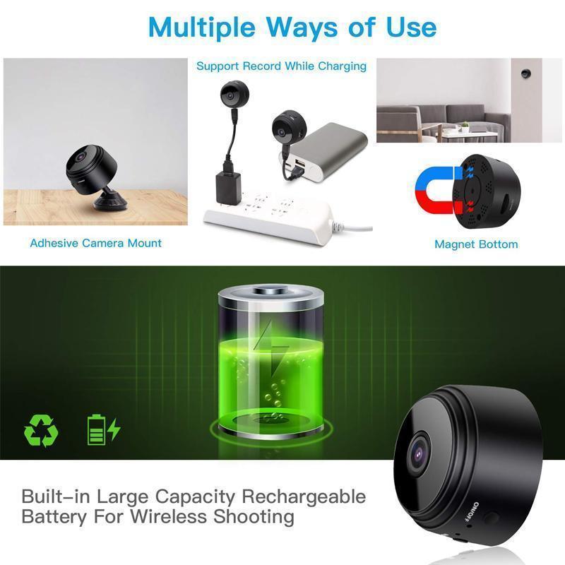 BowLift | 1080p Magnetic WiFi Mini Camera