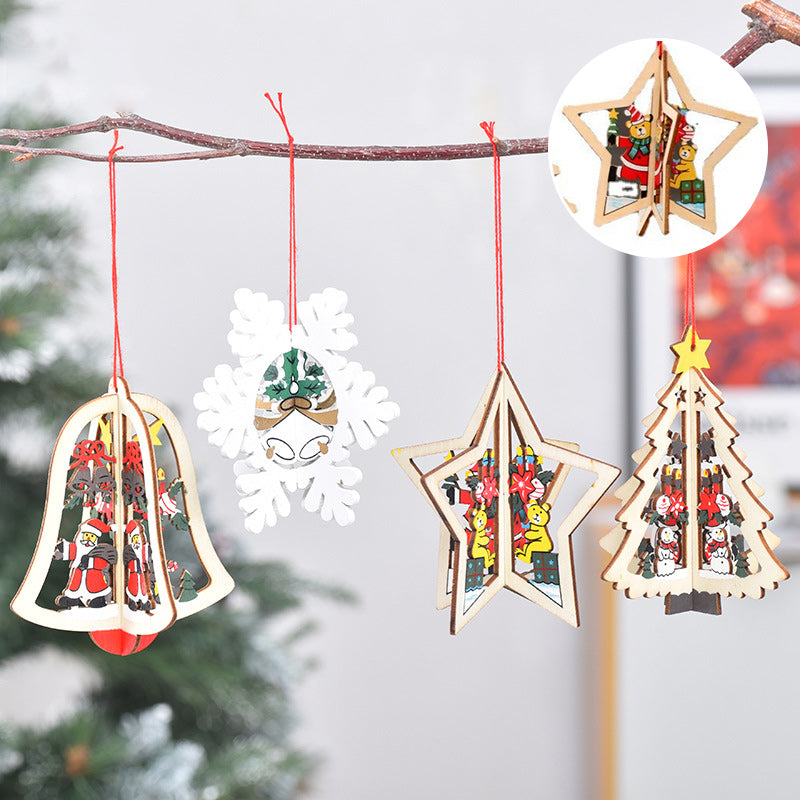 BowLift | Christmas Wooden Pendant