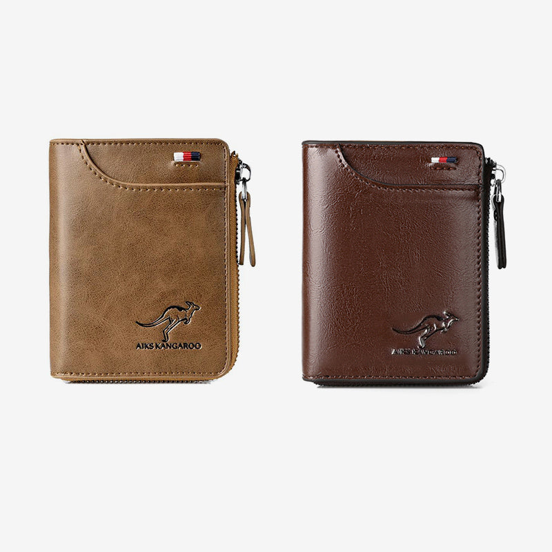 BowLift | Kangaroo Men's RFID-blocking Wallet, Multifunctional Credit Card Holder