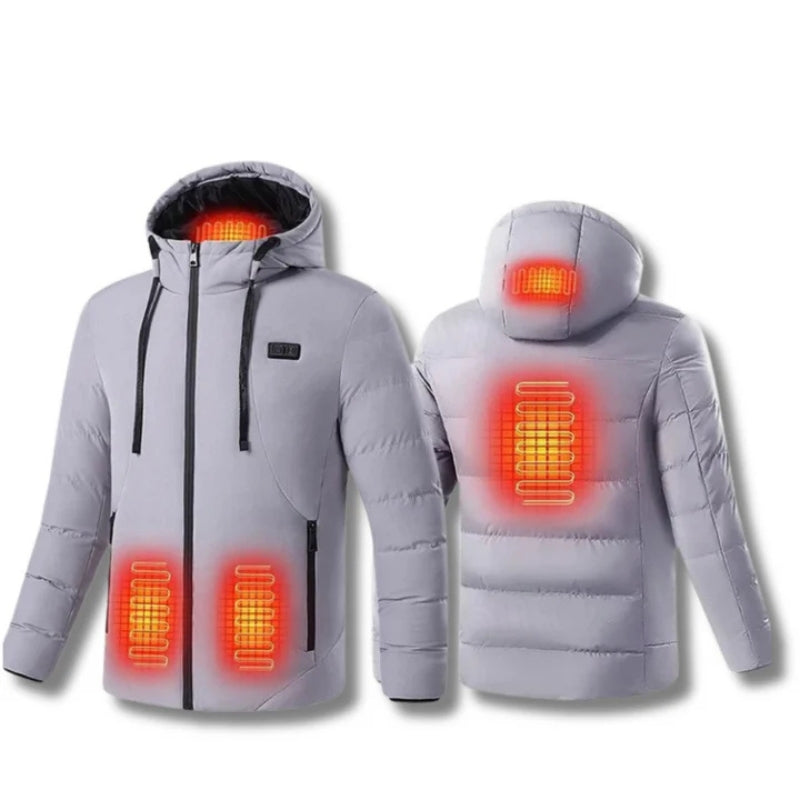 BowLift | Heated Puffer Jacket – Rechargeable Heated Jackets with Battery Pack, Best Heated Winter Coat for Men & Women UK