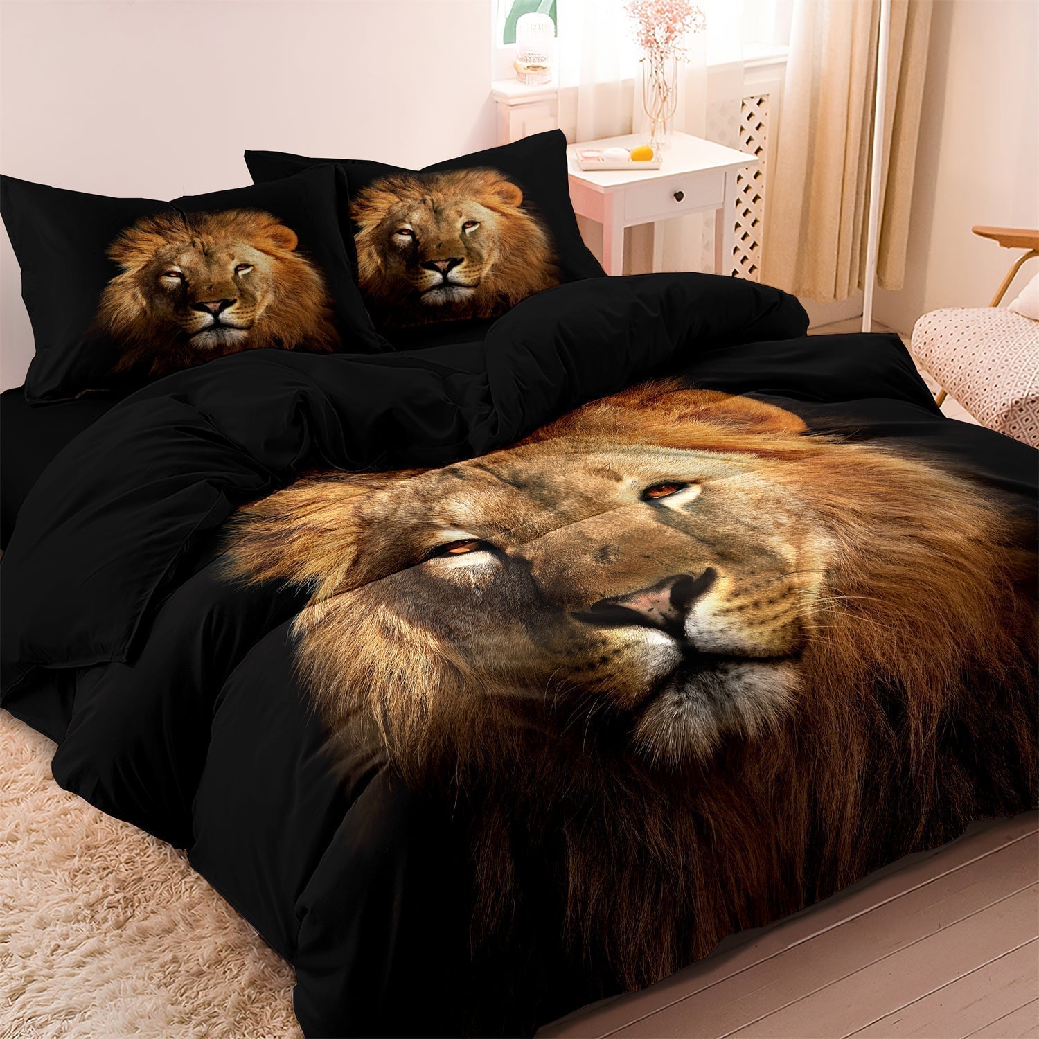 BowLift | PrideHaven - Luxurious Lion-Themed Bed Linen