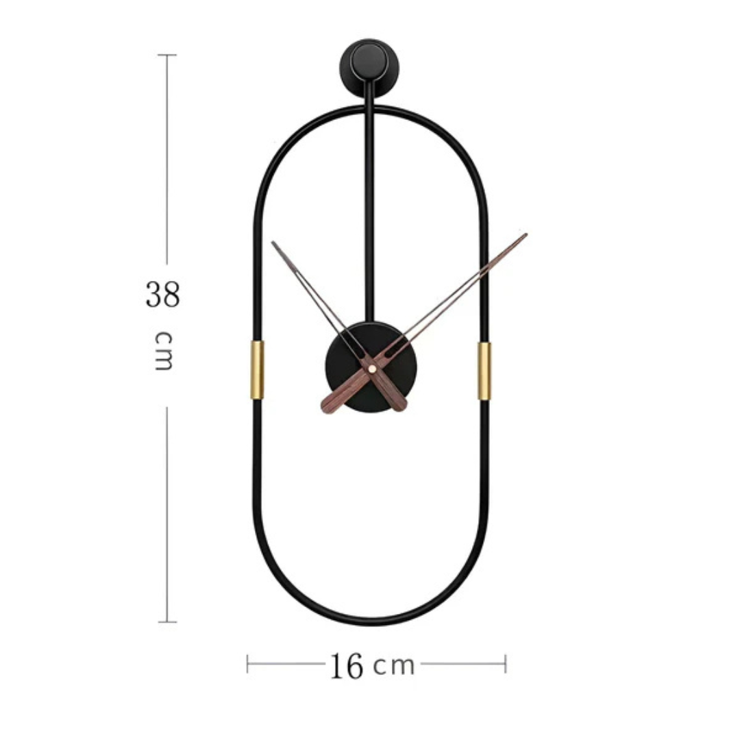 BowLift | Artic | Minimalist Large Wall Clock – Modern Decorative Timepiece