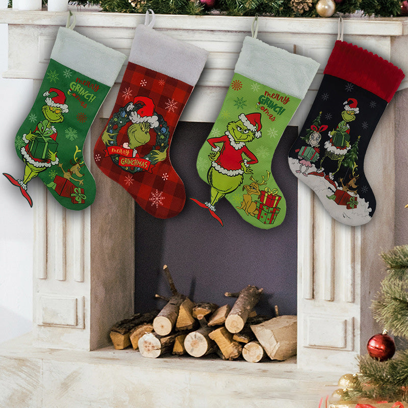BowLift | Green Christmas Stockings Christmas Decorations