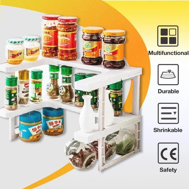 BowLift | Adjustable Two-Layer Spice Rack