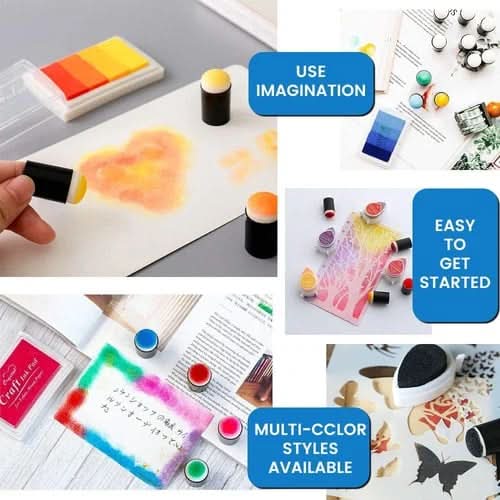 BowLift | Colourful finger paint set with stamps & rulers for creative children