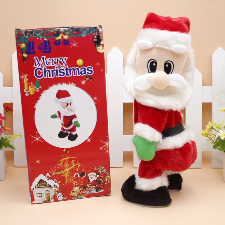 BowLift | Dancing & Singing Santa Claus | Movable Santa Figure with Music | Fun Christmas Decoration & Gift Idea