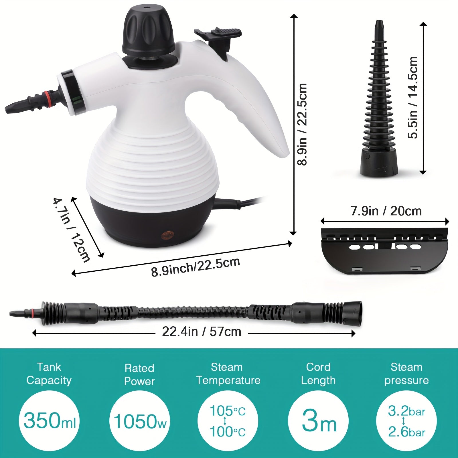 BowLift | Cleanova 1200W Handheld Steam Cleaner