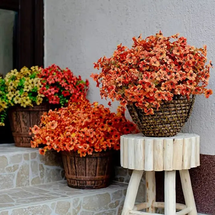 BowLift | 3 Bouquet artificial flowers for indoor & outdoor – Weather-resistant, low-maintenance & colorful