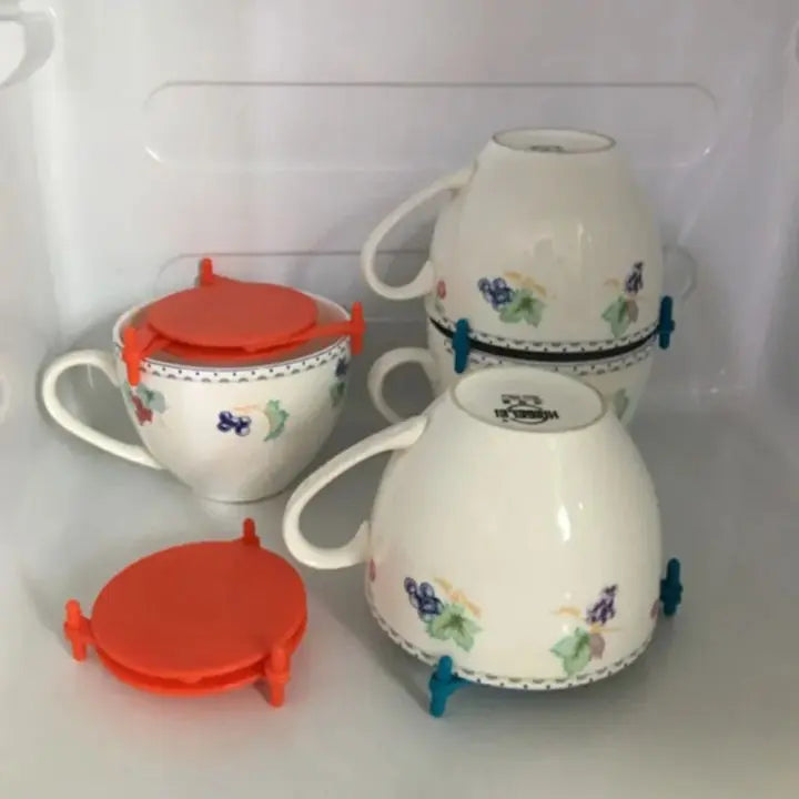 BowLift | 3 Piece Stackable Cup Holder – Space-Saving & Stylish for Your Kitchen