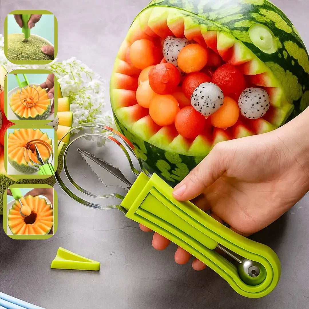 BowLift | 3-in-1 Fruit Cutter for Portioning & Decorating