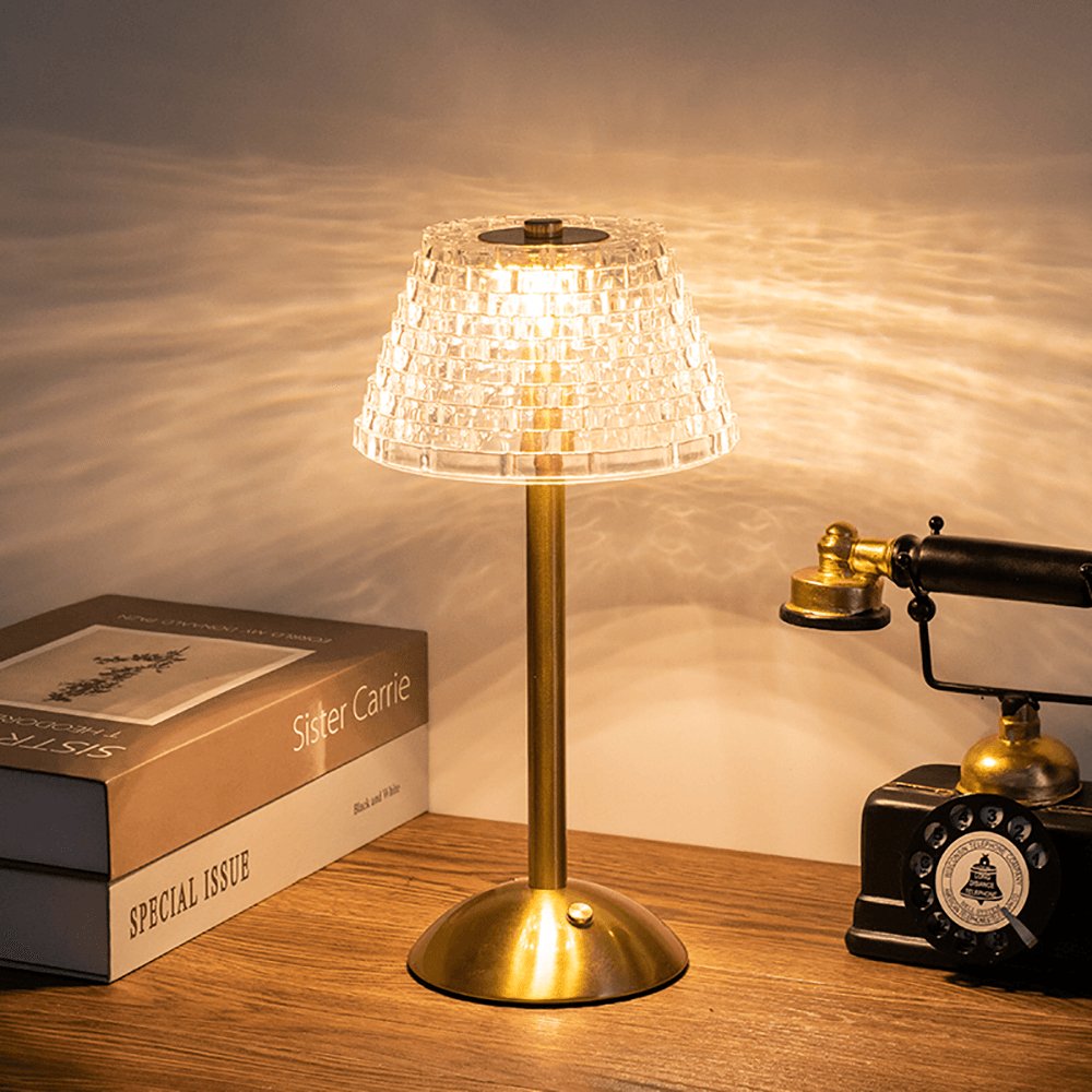 BowLift | AuraGlow Table Lamp - Rechargeable LED Lamp with Dimming Function