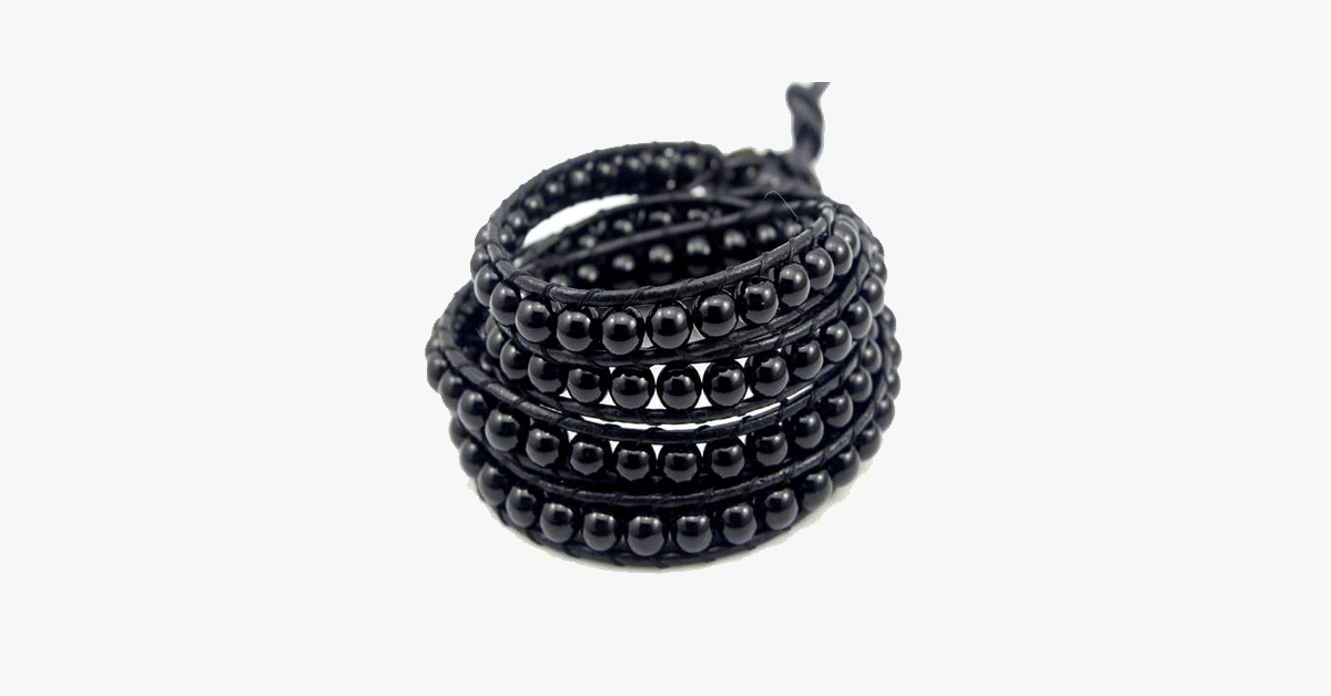 BowLift | Black on black pearl bracelet