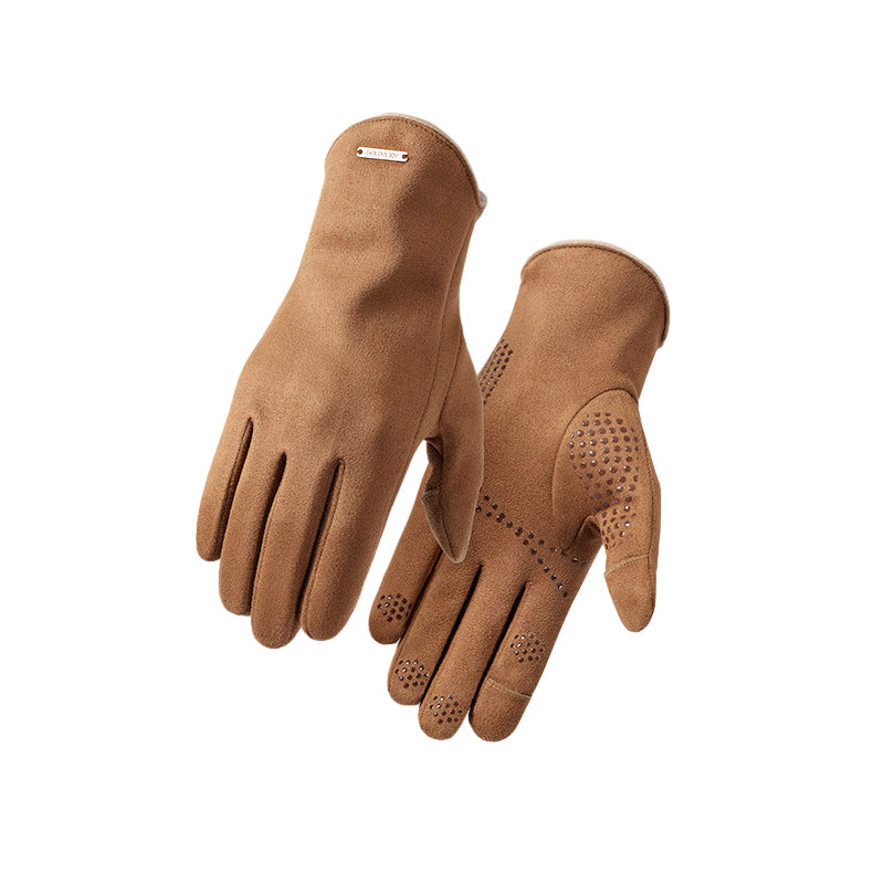 BowLift | Cold-resistant suede gloves